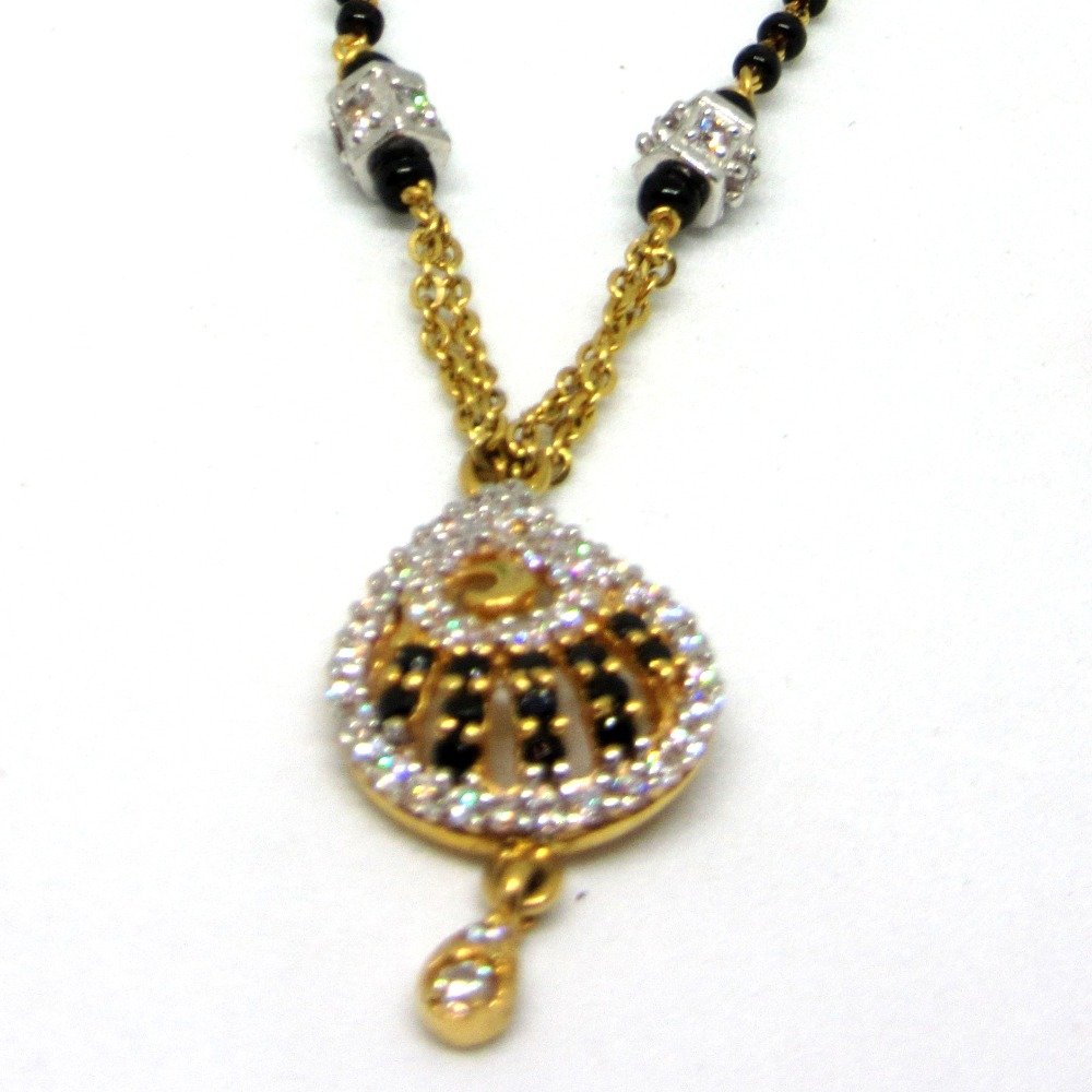 Gold Fancy Diamond mangalsutra