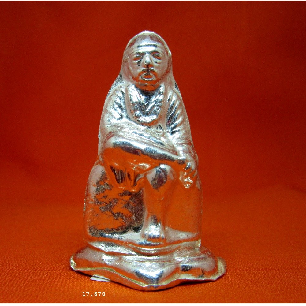 Silver Shree Sai Baba Murti (Statue) MRT-20