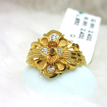Gold Designer Ladies Ring by 