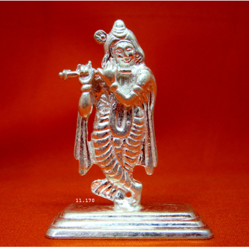 Silver Shree Krishna Statue(Murti)  MRT-148 by 