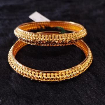 22K Gold Fancy Turkis Bangle by 