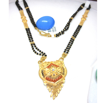 Gold Semi Culcutti mangalsutra by 