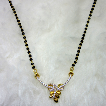 Gold diamond designer mangalsutra by 