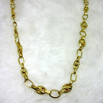 Gold Royal Hollow Chain by 