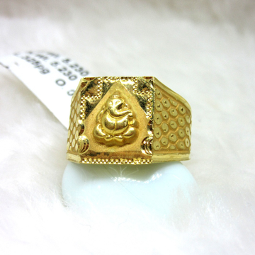 Gold Classic Gents Ring by 