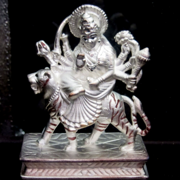 Silver 999 emreld ambe maa statue (murti) mrt-275 by 