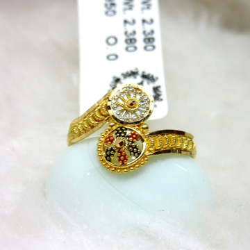 Gold Designer Ladies Ring by 