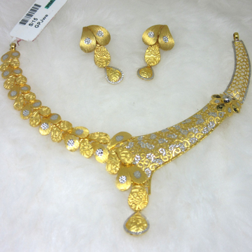 New casting designer gold 22k hm916 set by 