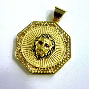 Gold 22k 916 Hollow Tiger Pendent by 
