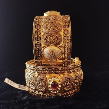 22K Gold Jadtar Kada by 