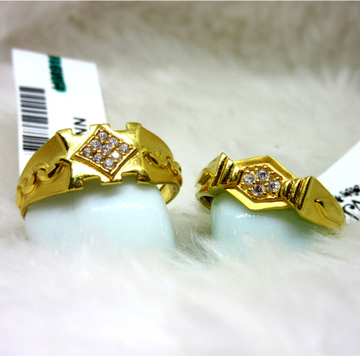 Gold Casting Couple Ring by 