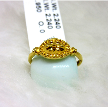 Gold Classic Ledies Ring by 