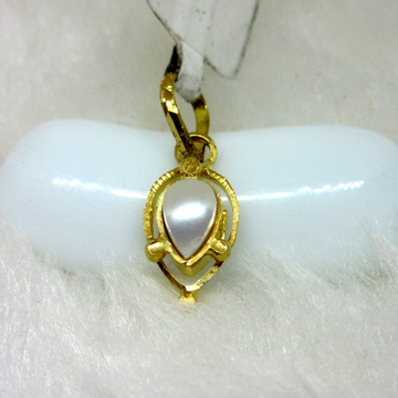 Gold hallmark 916 pearl Pendent by 