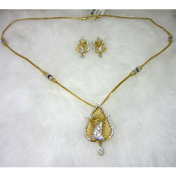 Gold HM916 Jadtar Necklace Set by 