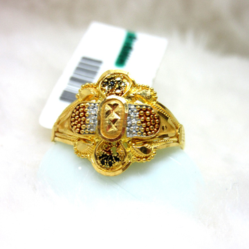 Gold Designer Ladies Ring by 