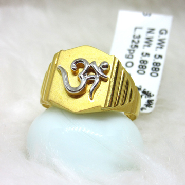 Gold Om Gents Ring by 