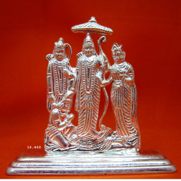 Silver Shree Ram Laxman Janki Statue(Murti) MRT-13... by 