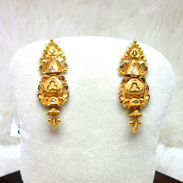 Gold Stepcut Earring by 