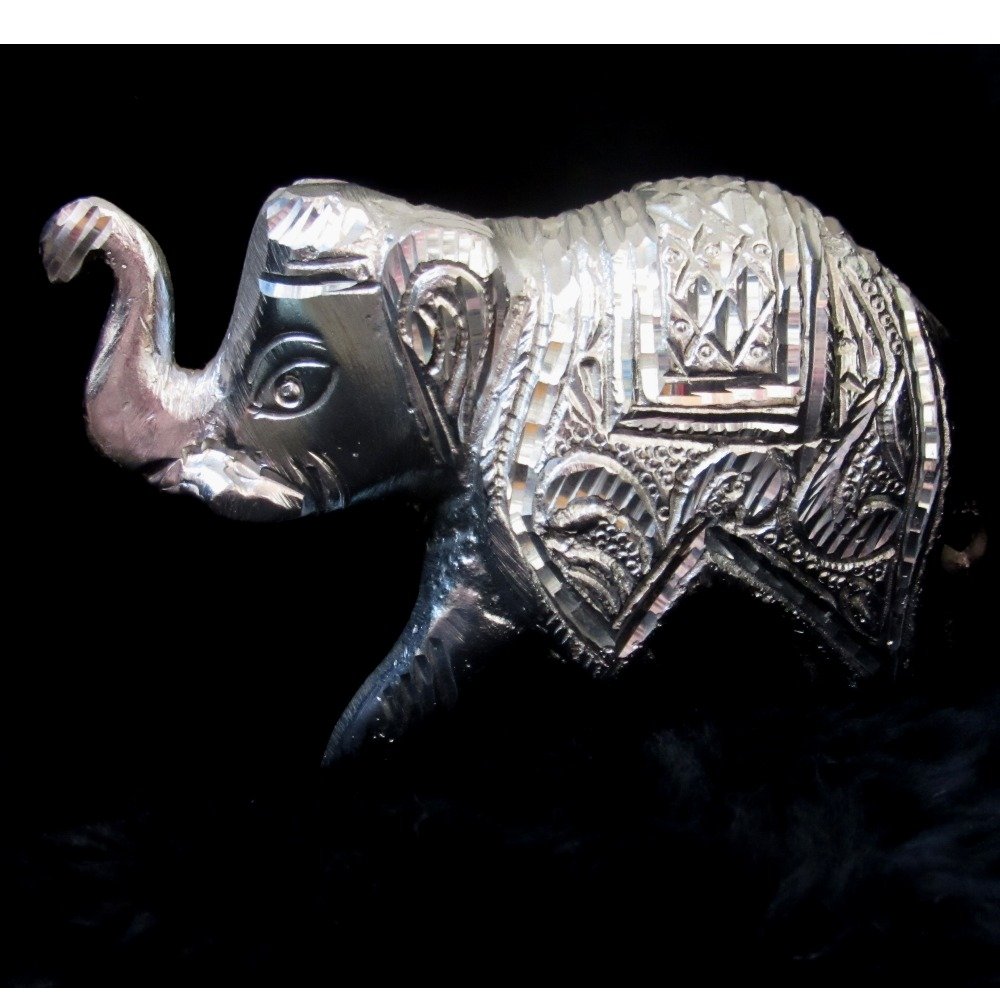 Metal 2 pair of elephant (hathi) washable & unbreakable hdm-14,15