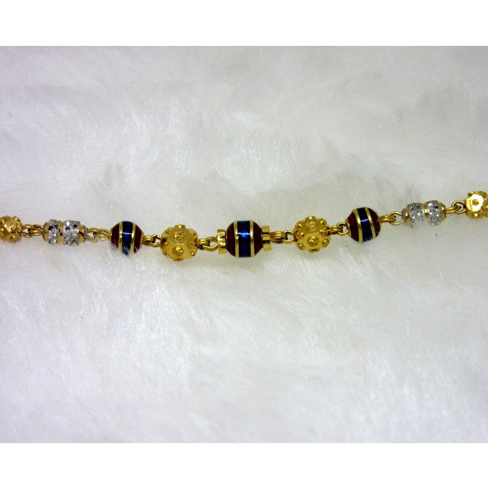 Gold DailyWear Meena Colour Ledies Bracelet