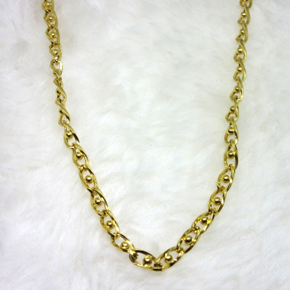 Gold Hollow Fancy Chain