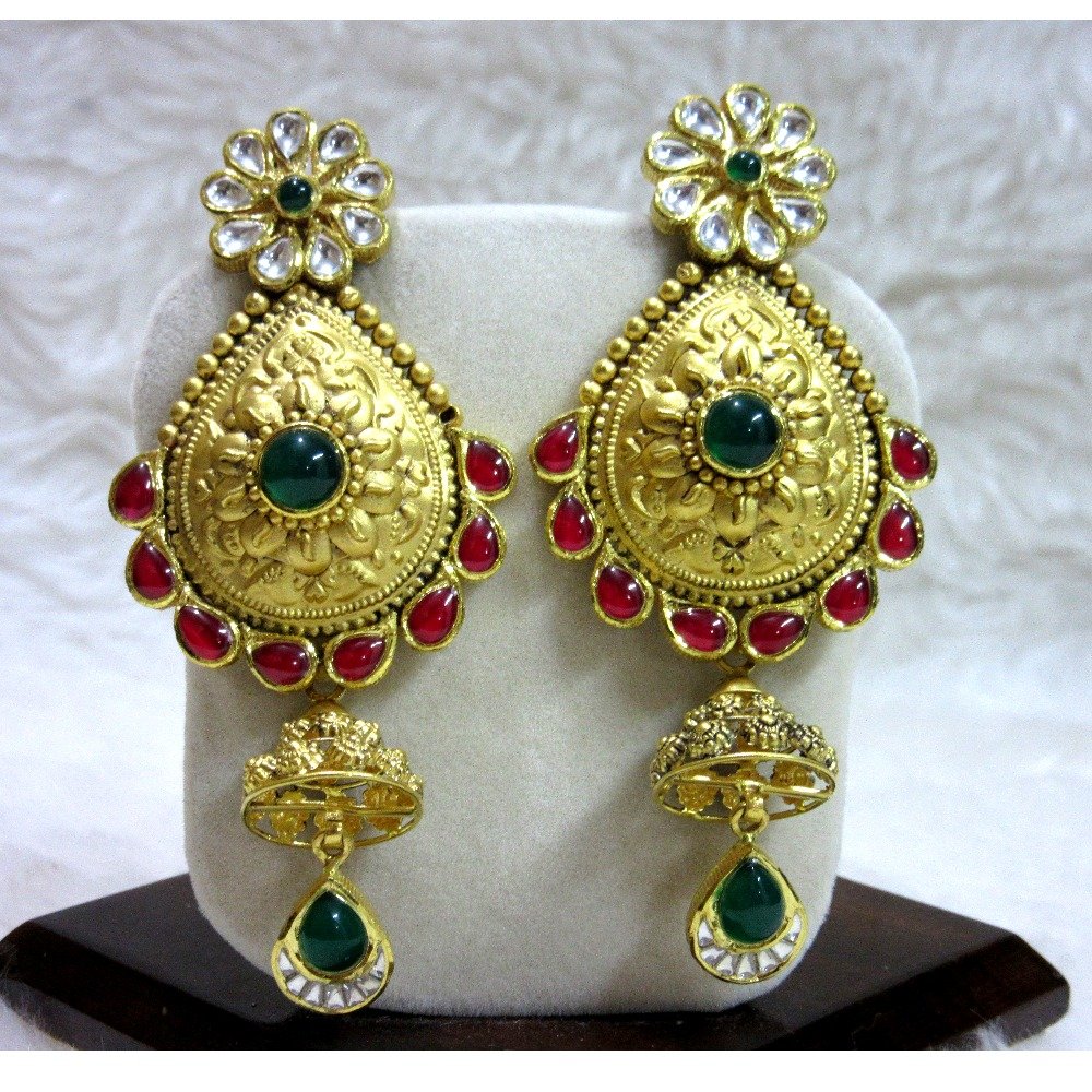 22k gold jadtar bridal set