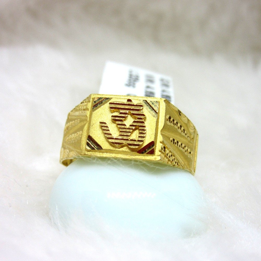 Buy quality Gold 91.6 Casting Design Gents Ring in Ahmedabad