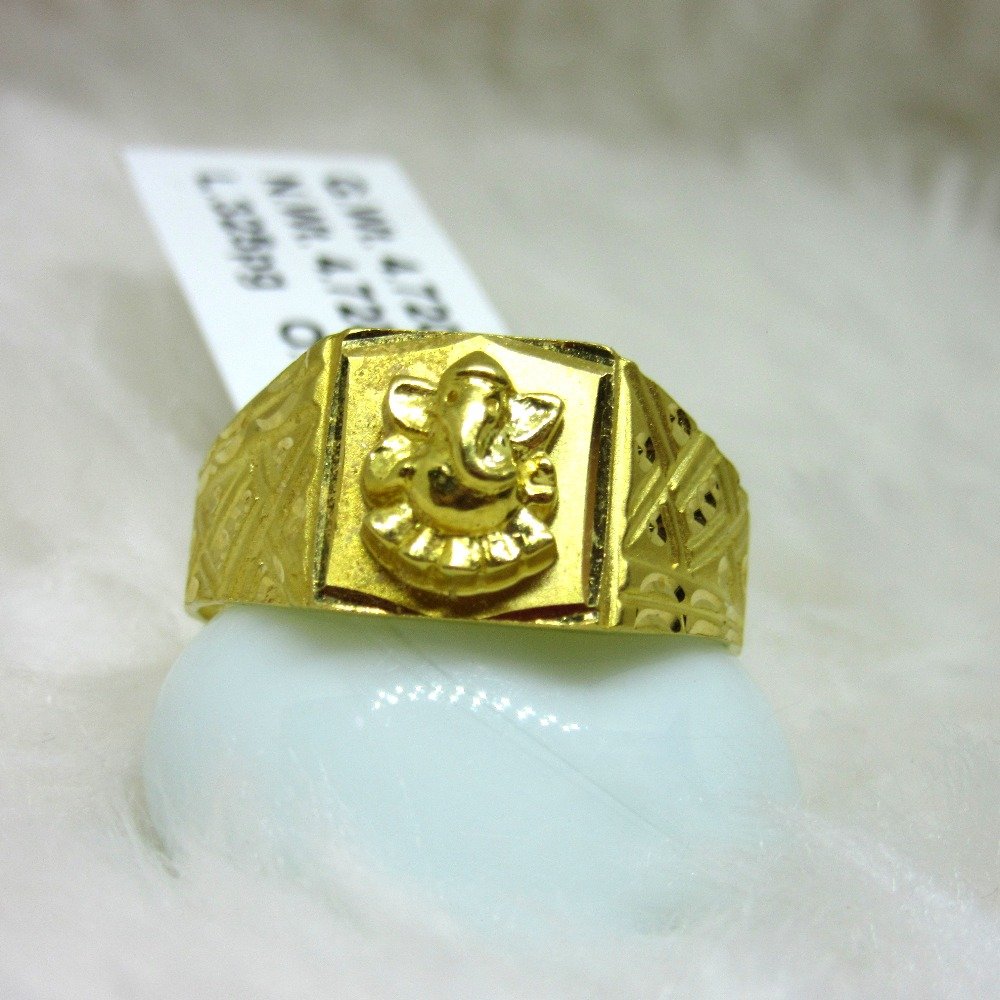Attractive Ganesh Design Finger Rings - South India Jewels