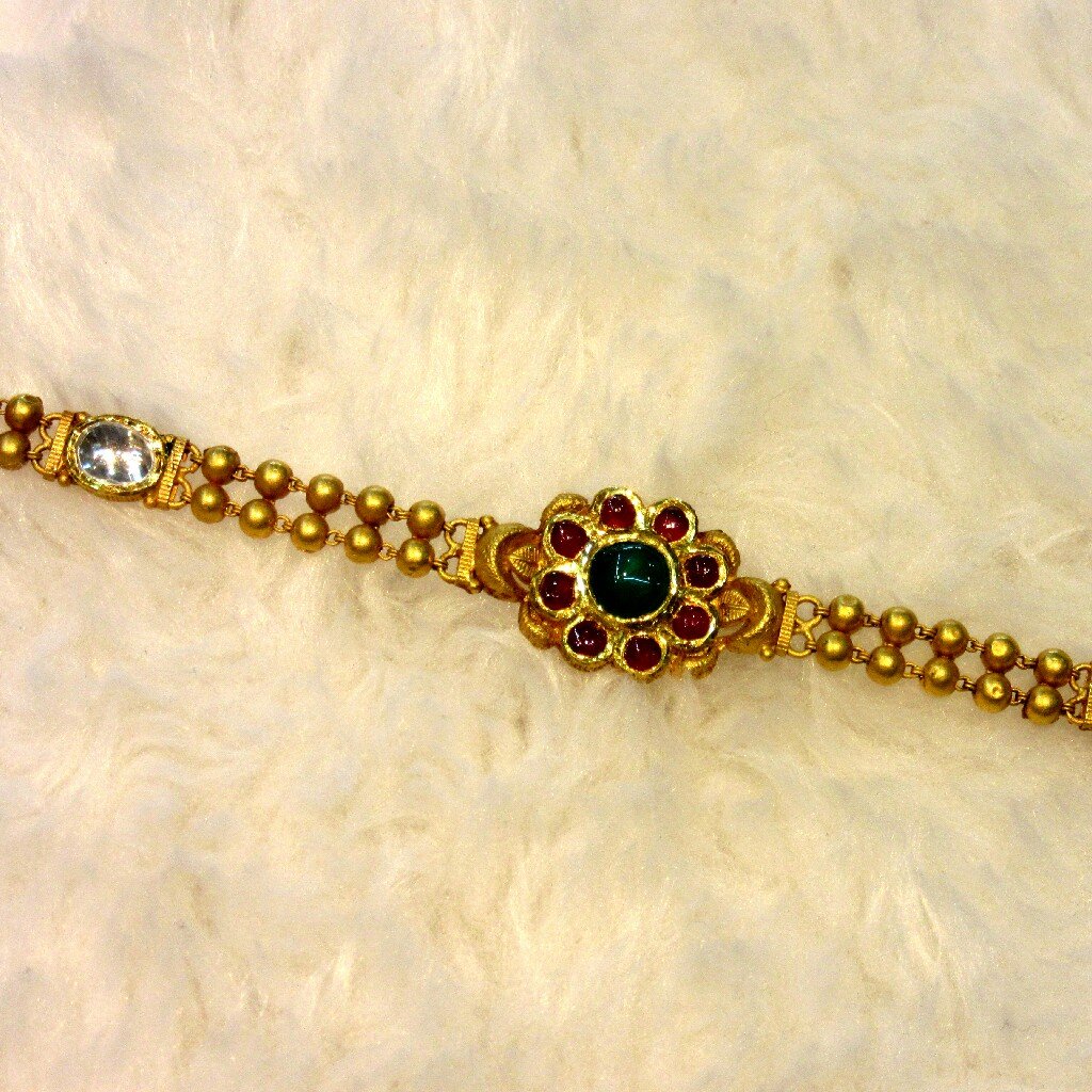 22k Hallmark Jadtar Antique Bracelet