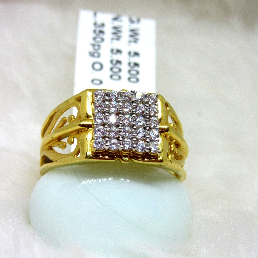 Gold Fancy Casting Gents Ring