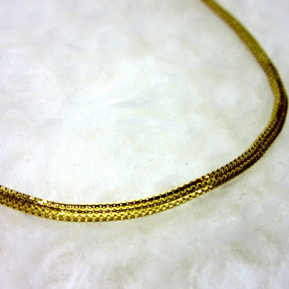 Gold Light Weight Box Chain