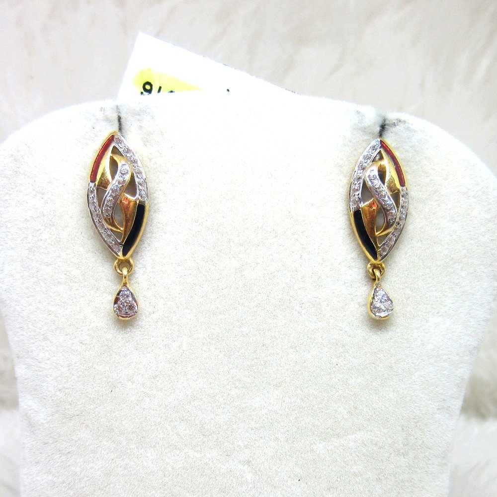 Gold Small Diamond Earring