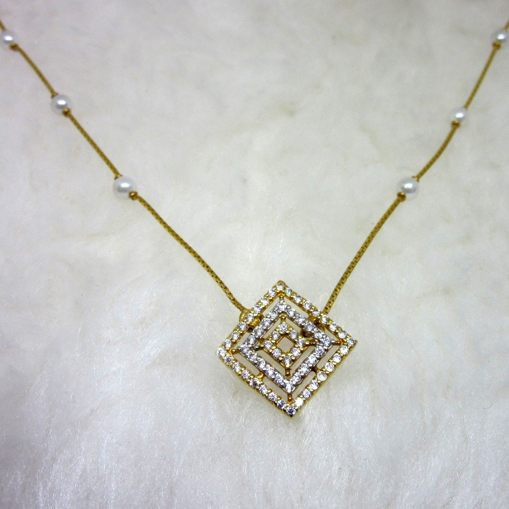 Gold micro diamond squre shape dokiya