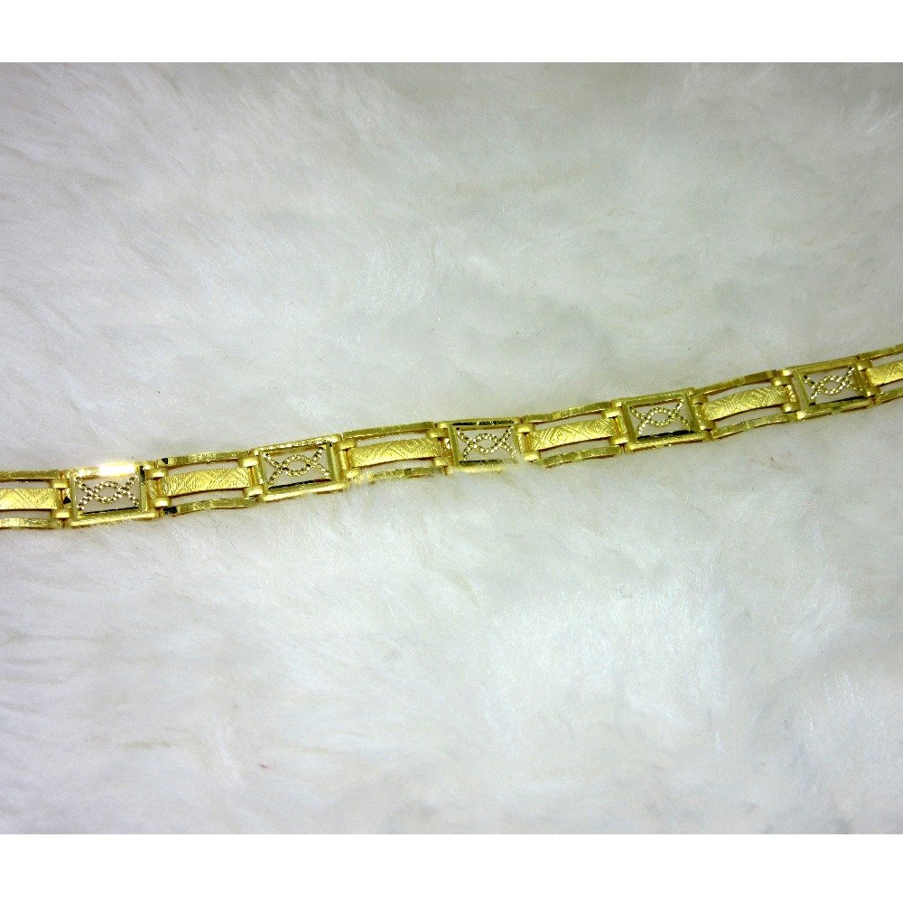 Gold DailyWear Fancy Gents Bracelet