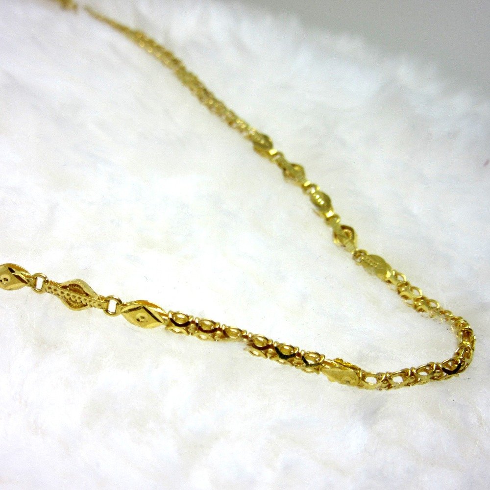 Gold indo step classic chain