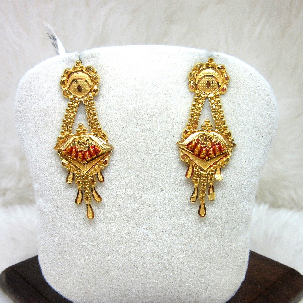 Gold Fancy Earring