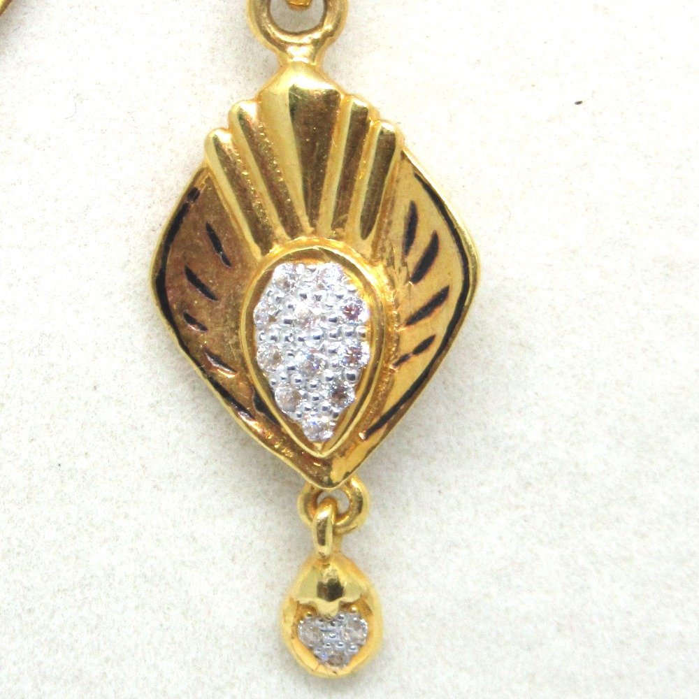 22kt gold hallmark pendant set