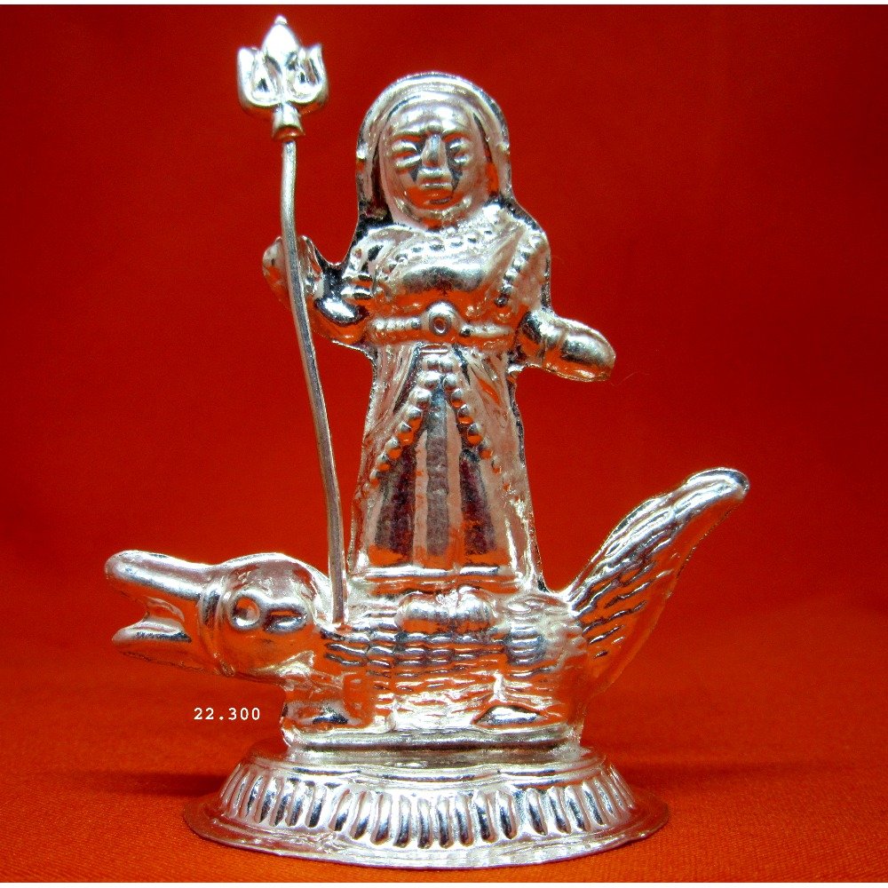 silver shree khodiyar maa Murti(Statue) MRT-