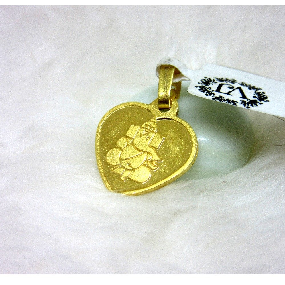 Lord Ganesha Ginni Pendent in Heart Shape