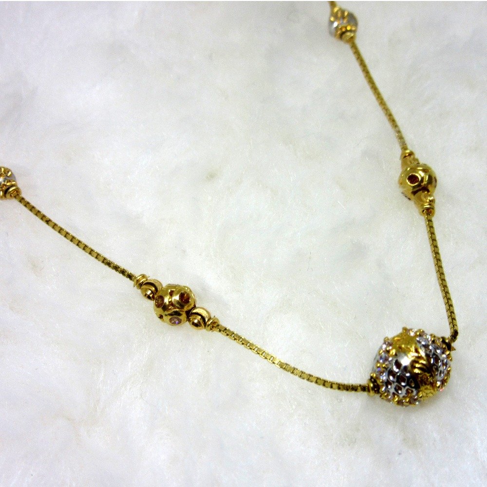 Gold ball classic chain