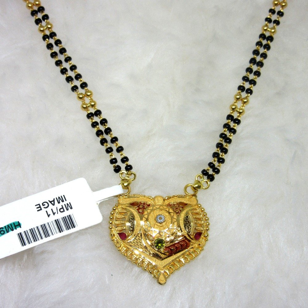 Gold semi culcutti mangalsutra