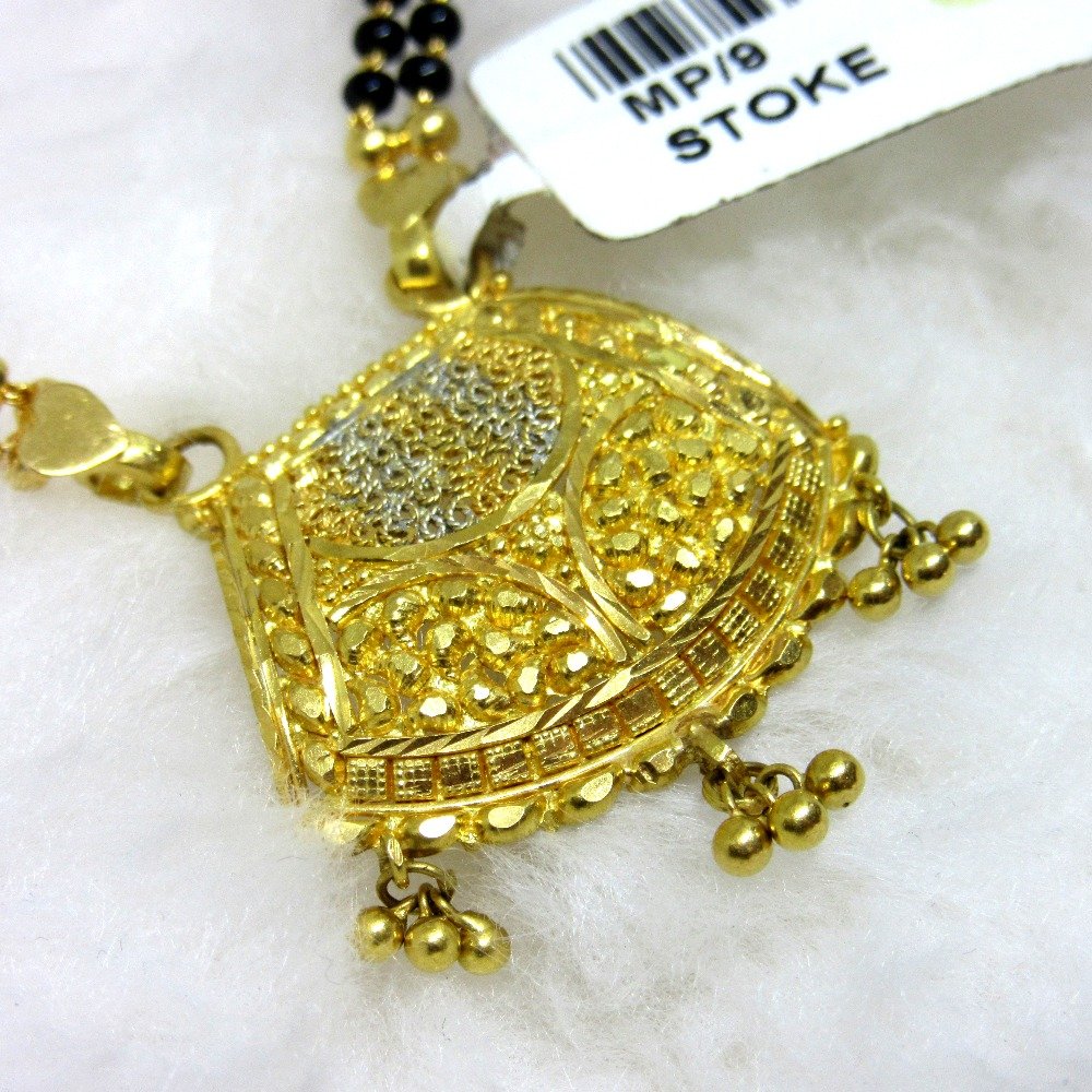 Gold semi culcutti mangalsutra