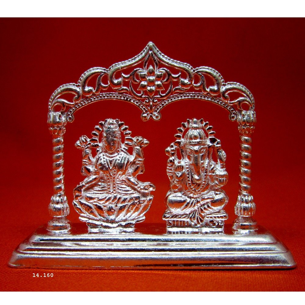 silver shree ganesha-lakshmi merath gate murti(Statue)