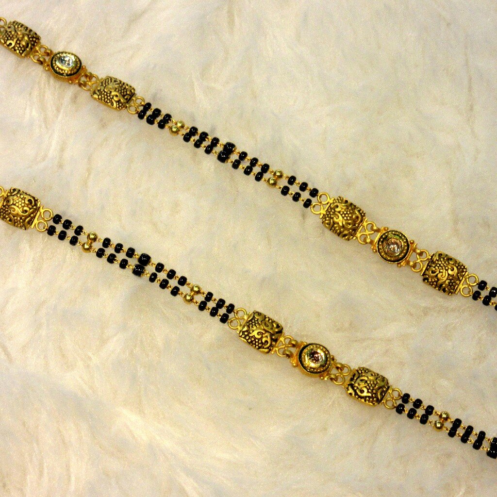 Gold 22k classic jadtar mangalsutra