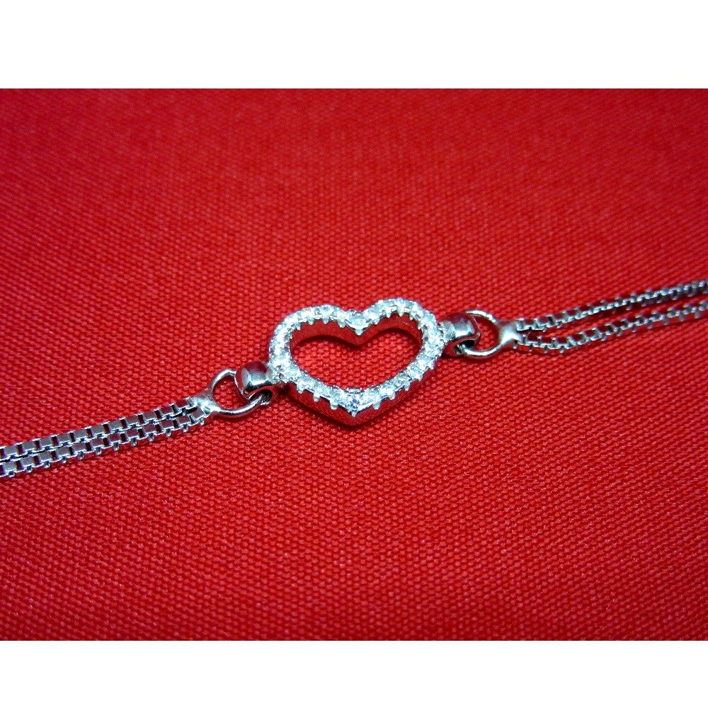 Silver 925vhearth shape bracelet sb925-29