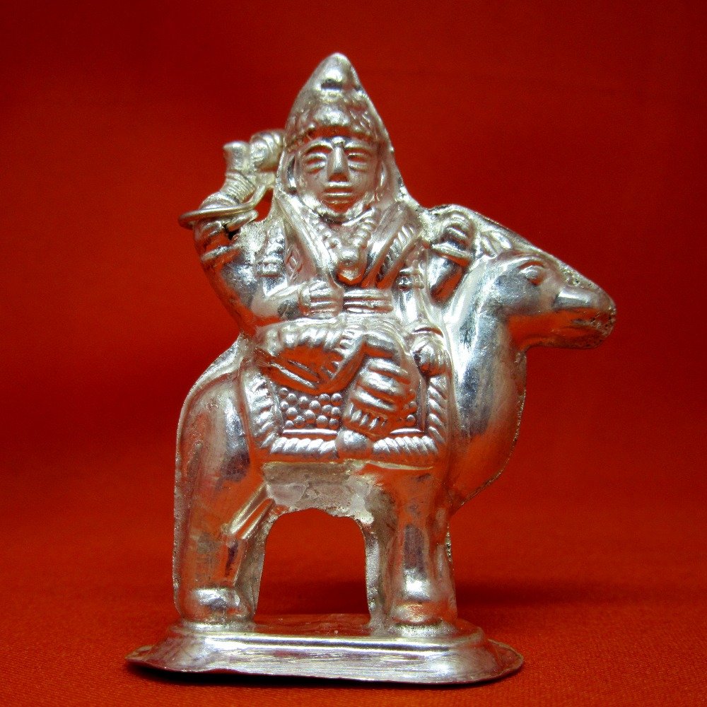 Silver shree dasha maa statue(murti) mrt-40