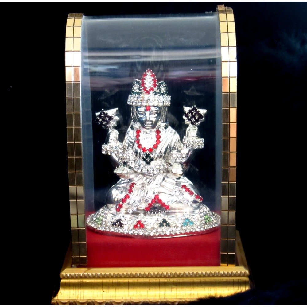 Silver shree lakshmi maa statue(murti) mrt-159