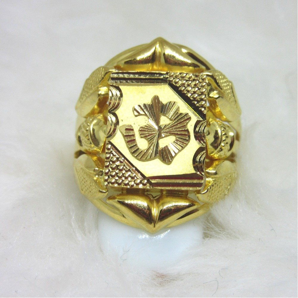 Buy quality 916 Gold Fancy Gent's Goga Maharaj Ring in Ahmedabad
