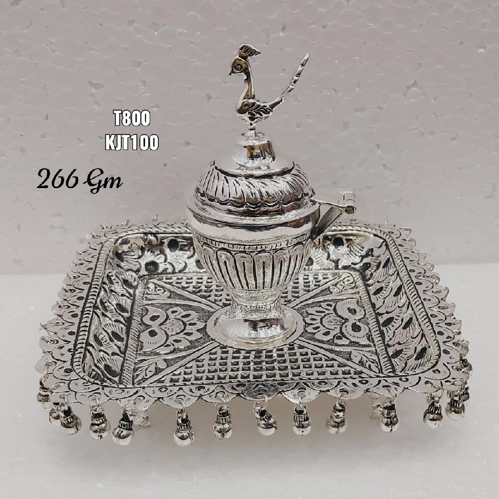 SILVER SQUAR SHAPED MODERN KANKAVATI