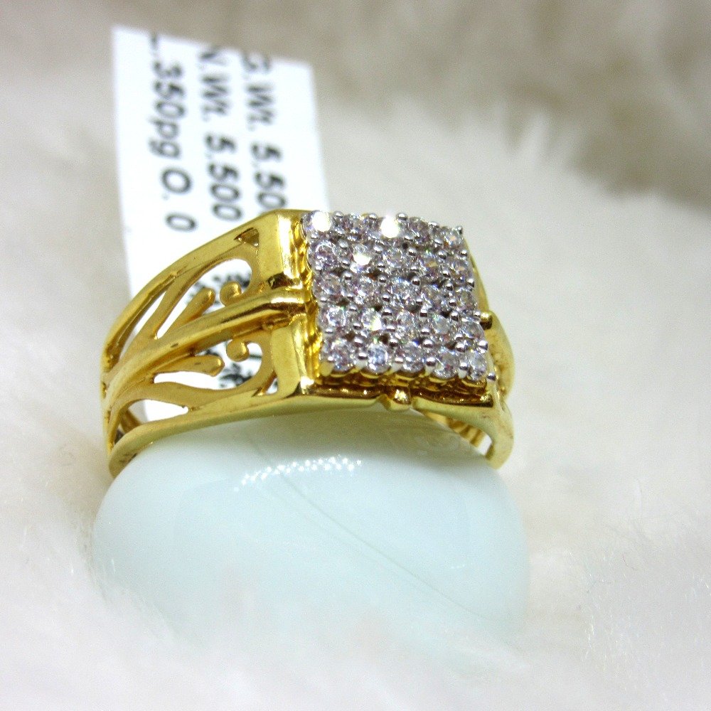 Gold Fancy Casting Gents Ring